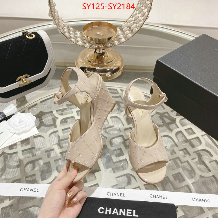 Women Shoes-Chanel how to start selling replica ID: SY2184 $: 125USD