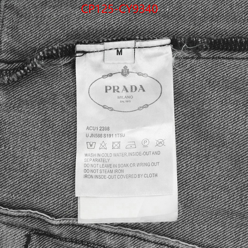 Clothing-Prada 7 star quality designer replica ID: CY9340 $: 125USD