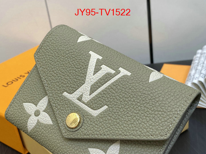 LV Bags(TOP)-Wallet wholesale imitation designer replicas ID: TV1522 $: 95USD