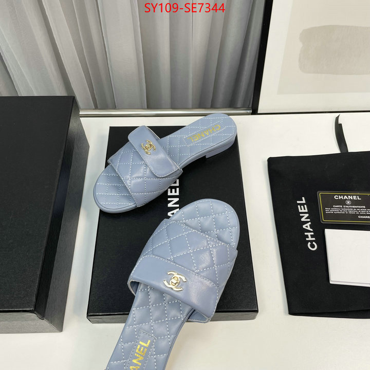 Women Shoes-Chanel high quality replica designer ID: SE7344 $: 109USD