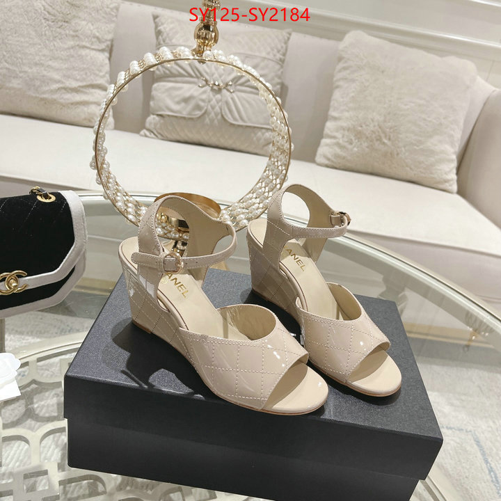 Women Shoes-Chanel how to start selling replica ID: SY2184 $: 125USD