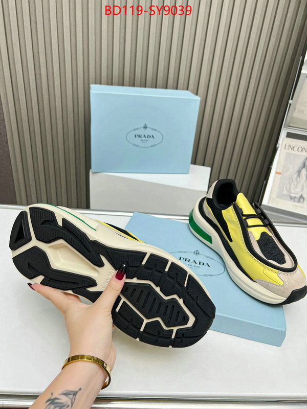 Women Shoes-Prada high quality replica designer ID: SY9039 $: 119USD