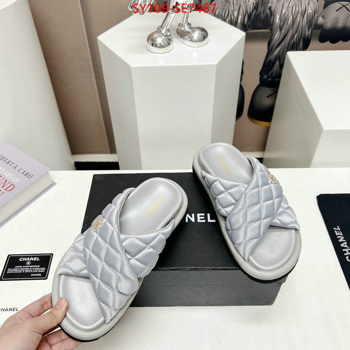 Women Shoes-Chanel top 1:1 replica ID: SE7467 $: 109USD