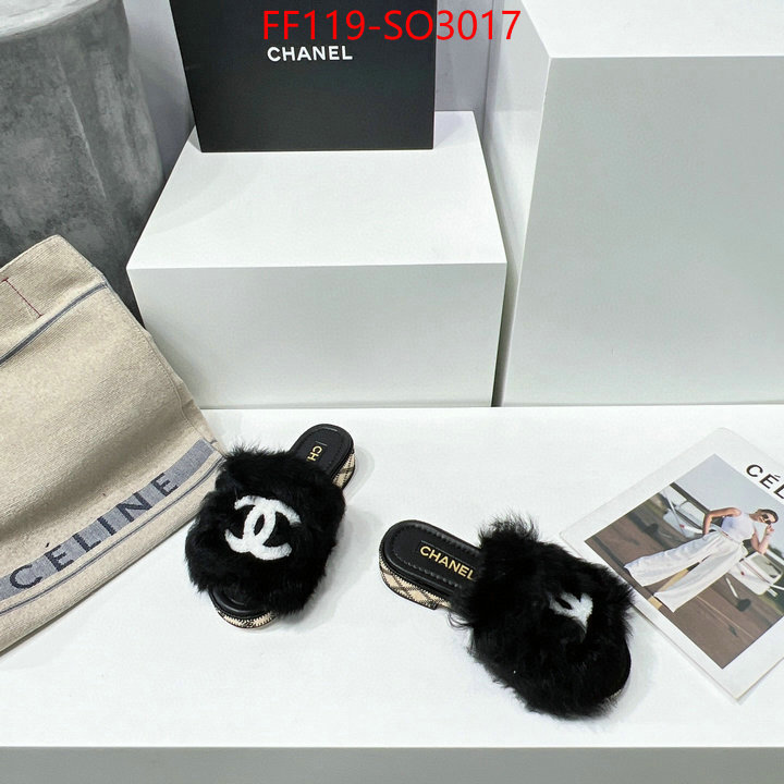 Women Shoes-Chanel fake high quality ID: SO3017 $: 119USD