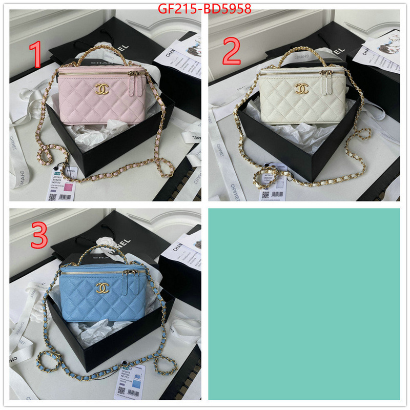 Chanel Bags(TOP)-Vanity best aaaaa ID: BD5958 $: 215USD