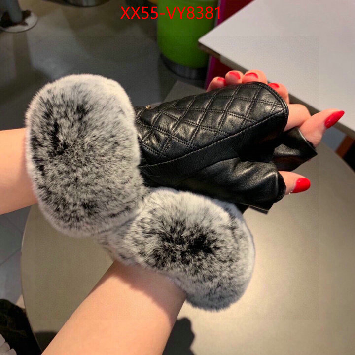 Gloves-Chanel replcia cheap ID: VY8381 $: 55USD