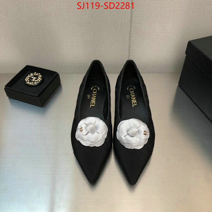 Women Shoes-Chanel high quality 1:1 replica ID: SD2281 $: 119USD