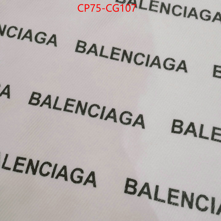 Clothing-Balenciaga designer wholesale replica ID: CG107 $: 75USD