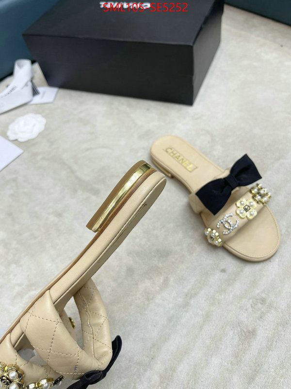 Women Shoes-Chanel luxury fake ID: SE5252 $: 105USD