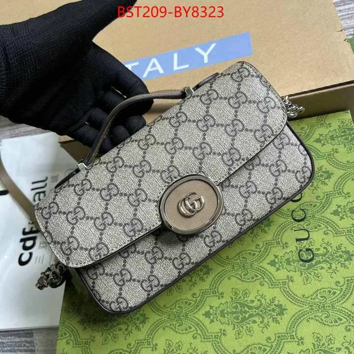 Gucci Bags(TOP)-Diagonal- online store ID: BY8323 $: 209USD