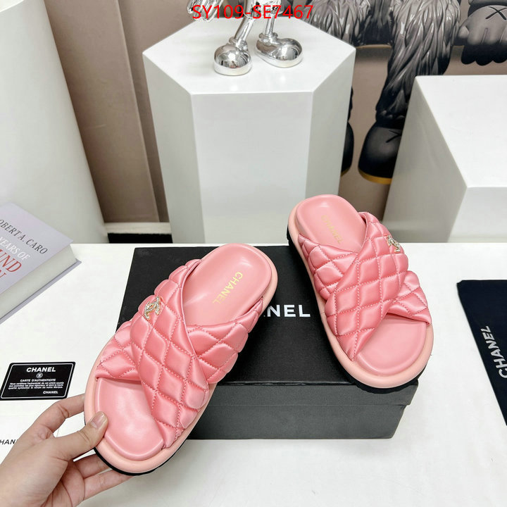 Women Shoes-Chanel top 1:1 replica ID: SE7467 $: 109USD