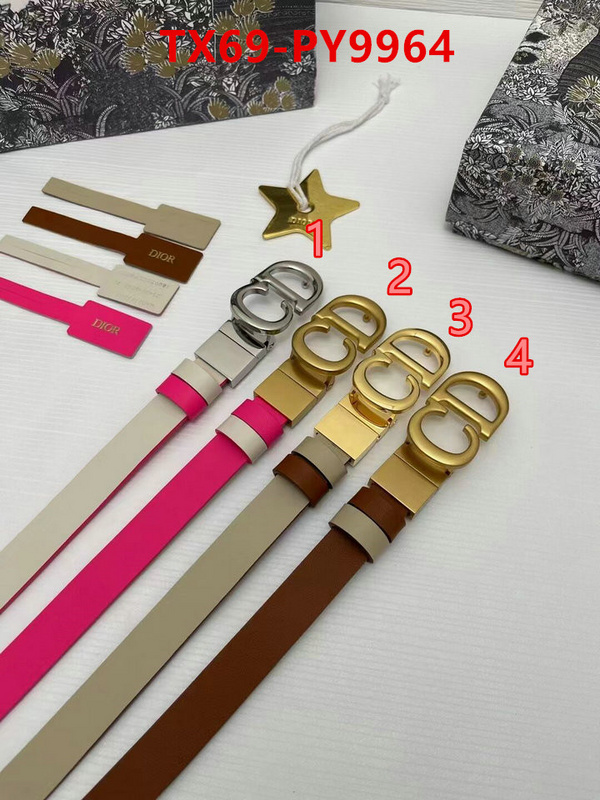 Belts-Dior how to buy replcia ID: PY9964 $: 69USD