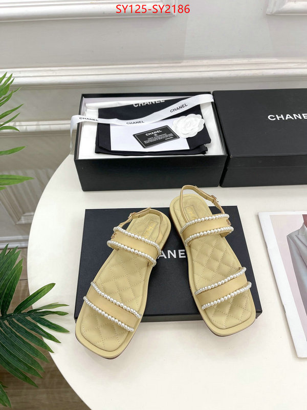 Women Shoes-Chanel wholesale replica shop ID: SY2186 $: 125USD