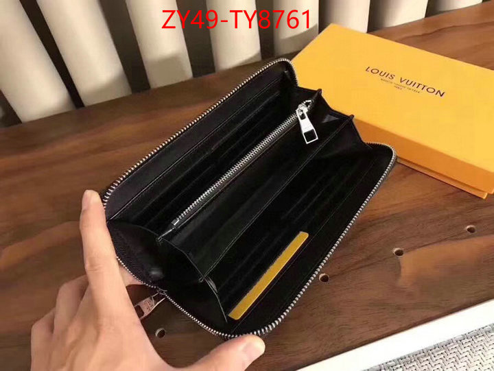 LV Bags(4A)-Wallet designer 1:1 replica ID: TY8761 $: 49USD