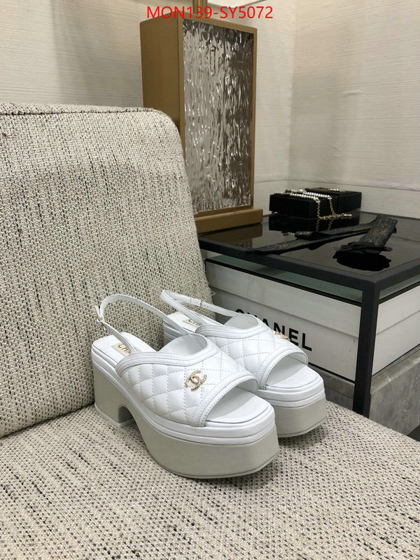 Women Shoes-Chanel best replica quality ID: SY5072 $: 139USD