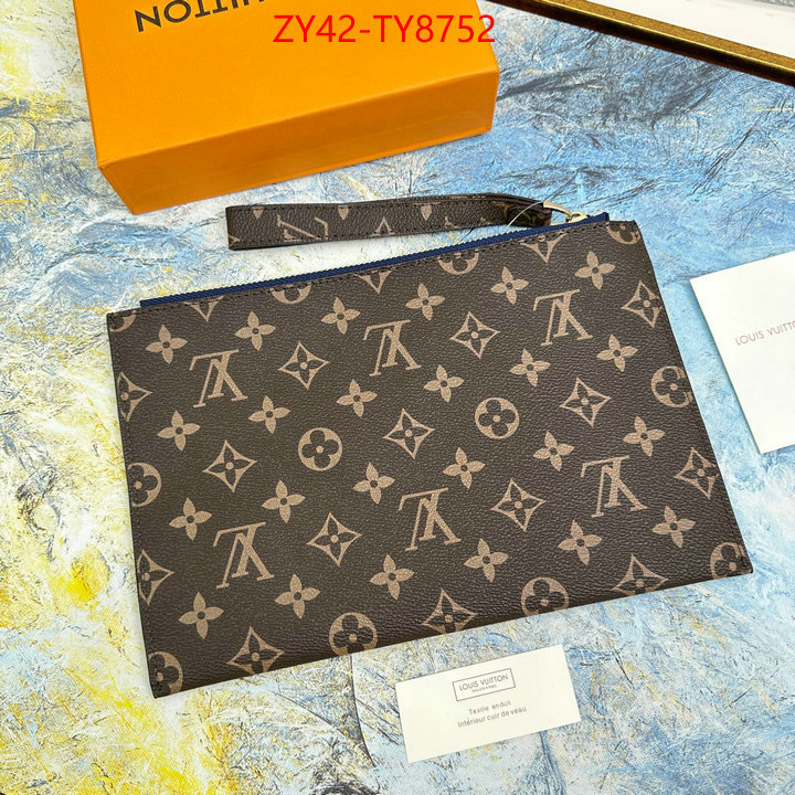 LV Bags(4A)-Wallet wholesale designer shop ID: TY8752 $: 42USD