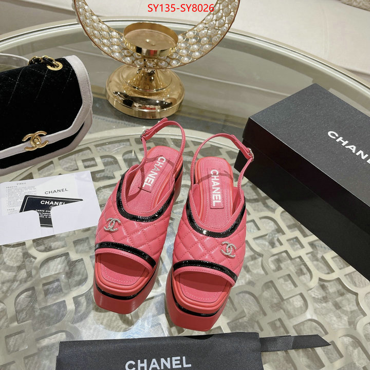 Women Shoes-Chanel perfect replica ID: SY8026 $: 135USD