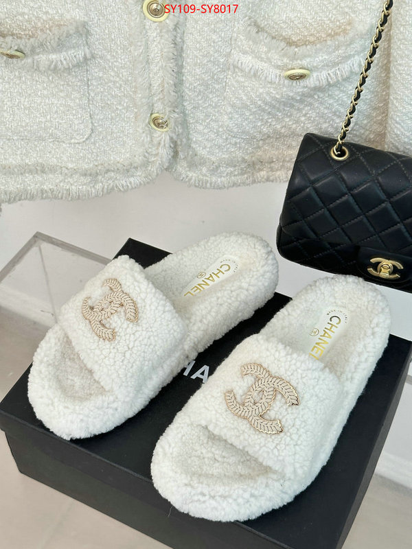 Women Shoes-Chanel high quality aaaaa replica ID: SY8017 $: 109USD