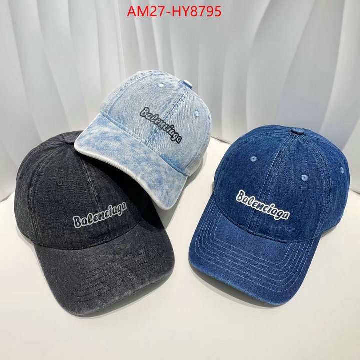 Cap(Hat)-Balenciaga buy luxury 2023 ID: HY8795 $: 27USD