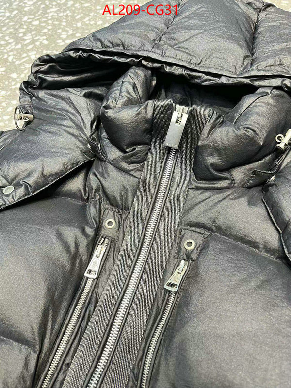 Down jacket Men-Moncler top quality fake ID: CG31 $: 209USD