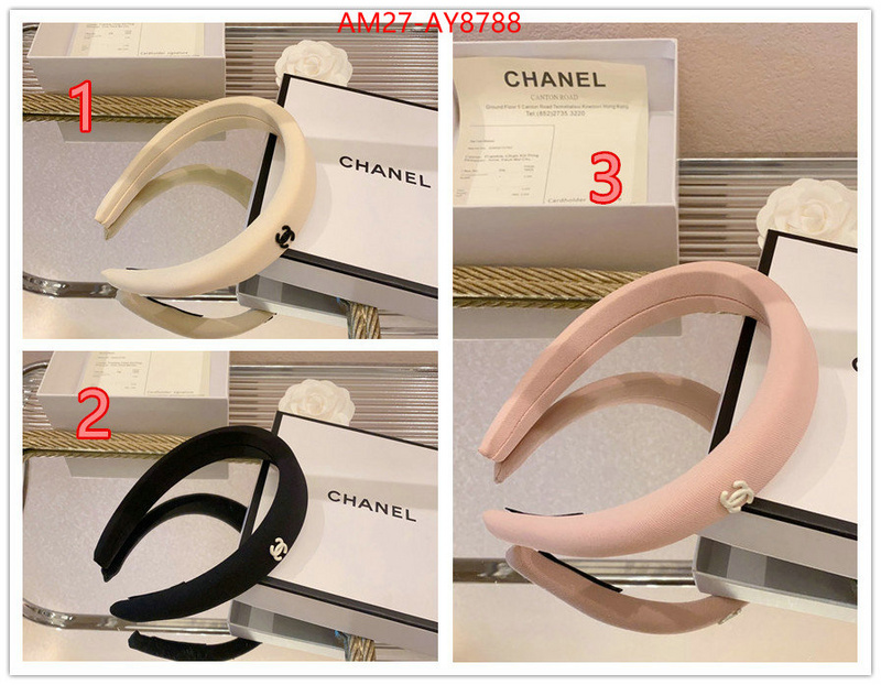 Hair band-Chanel 2023 replica wholesale cheap sales online ID: AY8788 $: 27USD