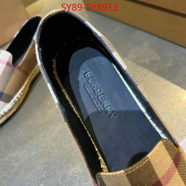 Women Shoes-Burberry 1:1 replica wholesale ID: SY8912 $: 89USD