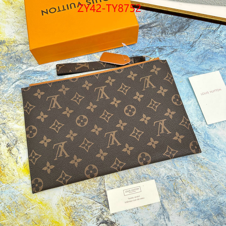 LV Bags(4A)-Wallet wholesale designer shop ID: TY8752 $: 42USD