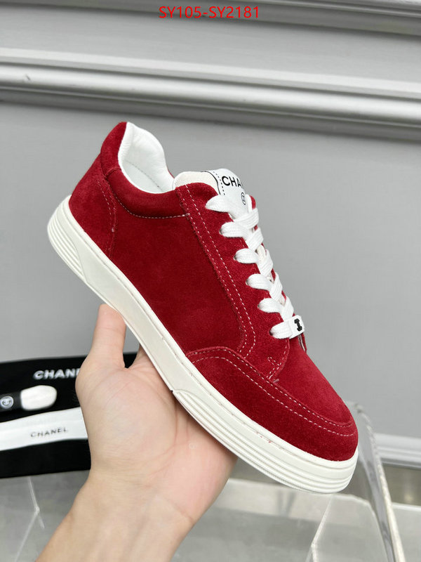 Women Shoes-Chanel counter quality ID: SY2181 $: 105USD