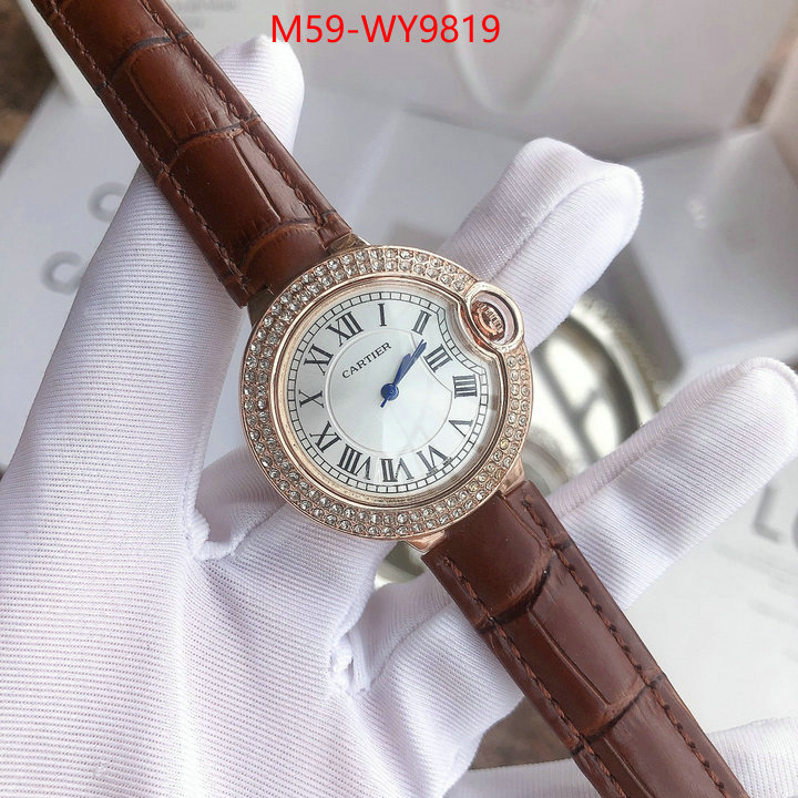 Watch(4A)-Cartier 2023 perfect replica designer ID: WY9819 $: 59USD