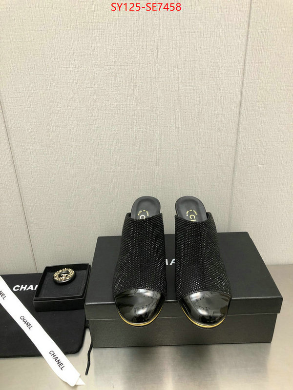 Women Shoes-Chanel where quality designer replica ID: SE7458 $: 125USD