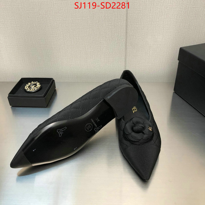 Women Shoes-Chanel high quality 1:1 replica ID: SD2281 $: 119USD