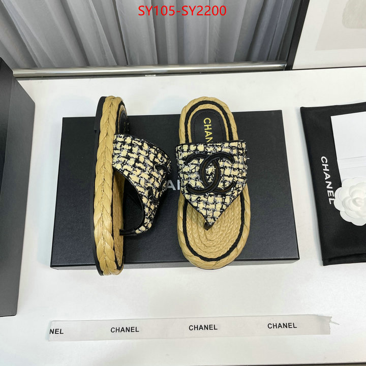 Women Shoes-Chanel aaaaa+ replica ID: SY2200 $: 105USD