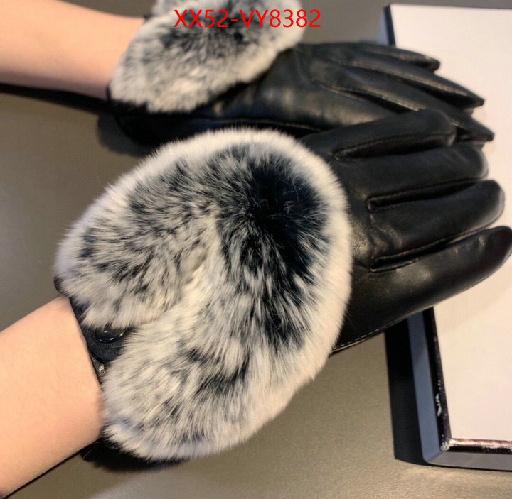 Gloves-Chanel highest product quality ID: VY8382 $: 52USD