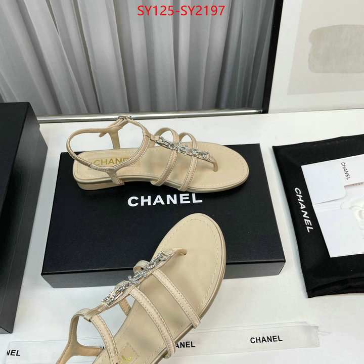 Women Shoes-Chanel practical and versatile replica designer ID: SY2197 $: 125USD