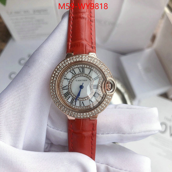 Watch(4A)-Cartier wholesale replica shop ID: WY9818 $: 59USD