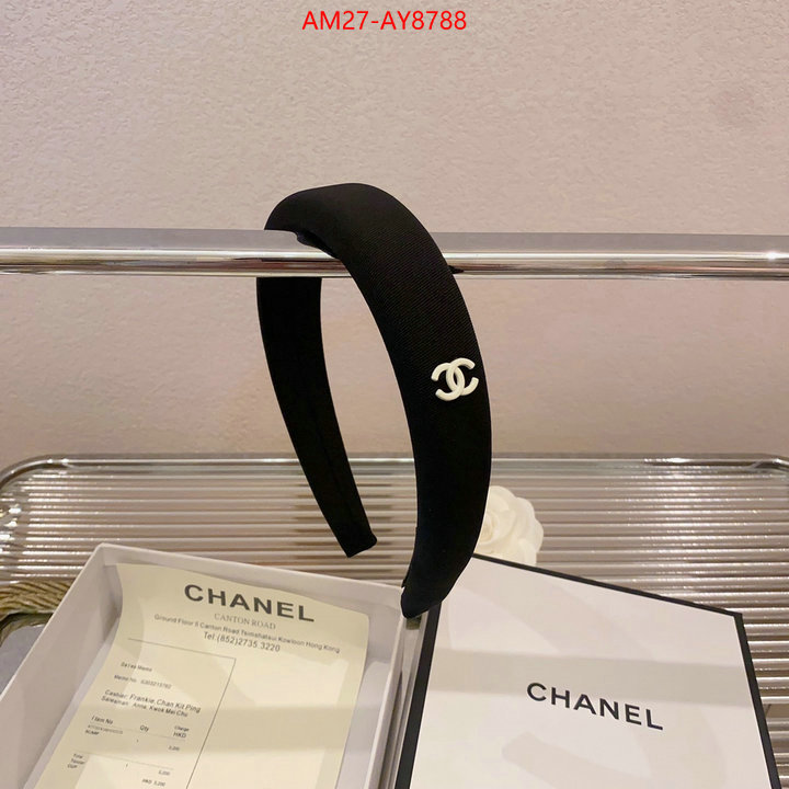 Hair band-Chanel 2023 replica wholesale cheap sales online ID: AY8788 $: 27USD