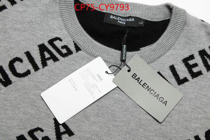 Clothing-Balenciaga shop designer replica ID: CY9793 $: 75USD