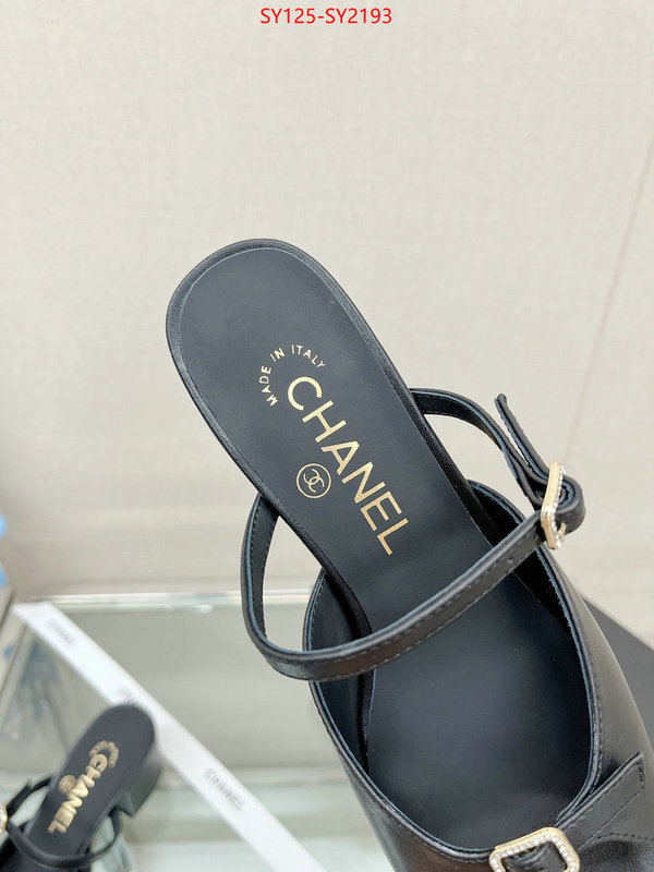 Women Shoes-Chanel aaaaa replica ID: SY2193 $: 125USD