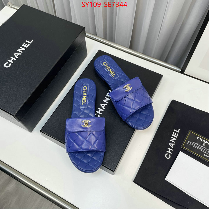 Women Shoes-Chanel high quality replica designer ID: SE7344 $: 109USD