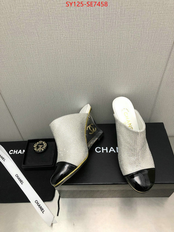 Women Shoes-Chanel where quality designer replica ID: SE7458 $: 125USD