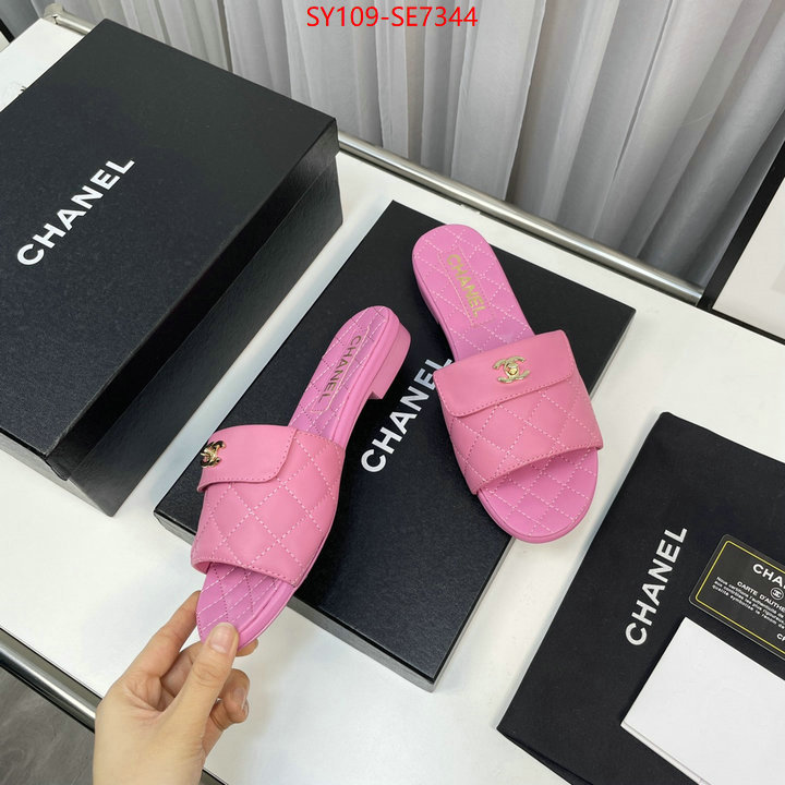 Women Shoes-Chanel high quality replica designer ID: SE7344 $: 109USD