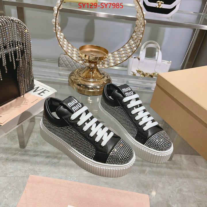 Women Shoes-Miu Miu aaaaa quality replica ID: SY7985 $: 129USD