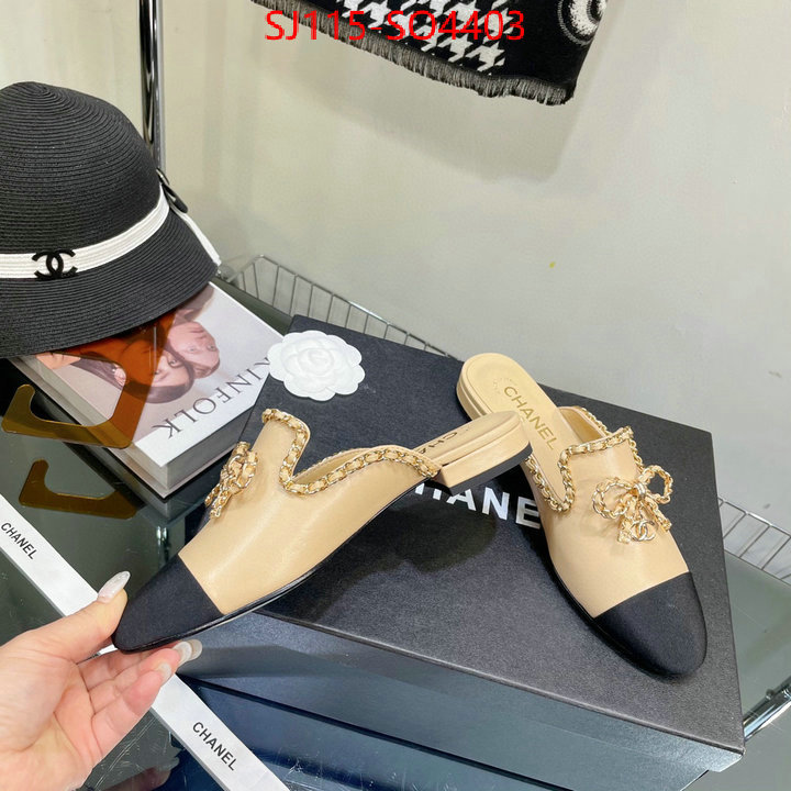 Women Shoes-Chanel luxury cheap replica ID: SO4403 $: 115USD