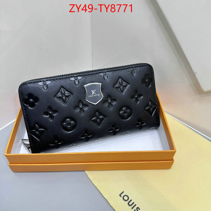 LV Bags(4A)-Wallet copy aaaaa ID: TY8771 $: 49USD