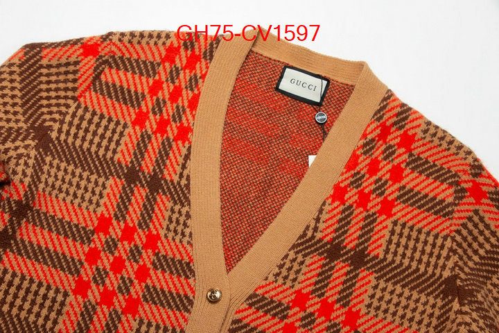 Clothing-Gucci online ID: CV1597 $: 75USD