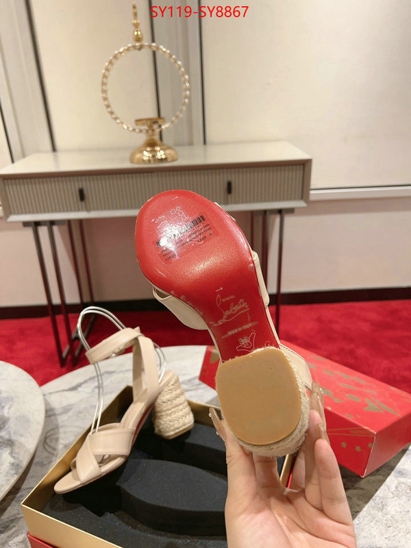 Women Shoes-Christian Louboutin how to find replica shop ID: SY8867 $: 119USD