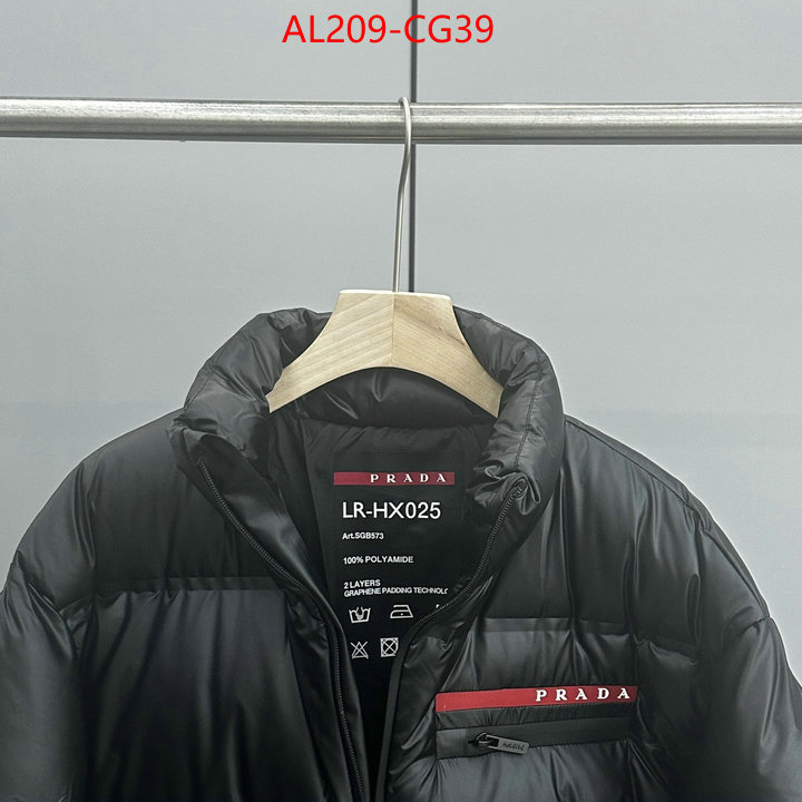 Down jacketMen-Prada best luxury replica ID: CG39 $: 209USD