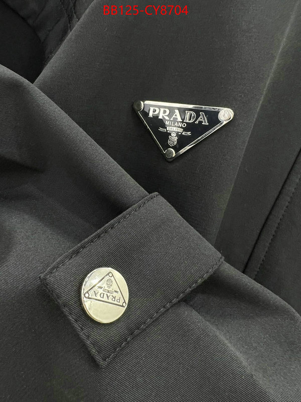 Clothing-Prada designer wholesale replica ID: CY8704 $: 125USD