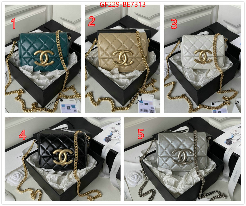 Chanel Bags(TOP)-Diagonal- aaaaa replica designer ID: BE7313 $: 229USD