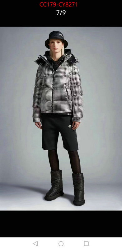 Down jacket Men-Moncler new designer replica ID: CY8271 $: 179USD